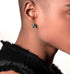 Claw blue stone earrings - MOWTE