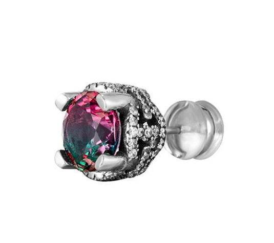 High-end earrings hip-hop studs for men and women