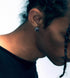 High-end earrings hip-hop studs for men and women