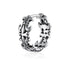 Sterling silver earrings for men retro hollow cross earrings - MOWTE
