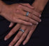 Men's 925 sterling silver ring domineering endless snake silver ring - MOWTE
