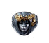 Pure silver goddess of luck handmade silver ring men's creative personality domineering retro ring - MOWTE