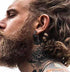 Men's 925 Sterling Silver Stud Earrings Poseidon Mermaid Silver Earrings Design Silver Earring Buckle - MOWTE