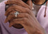 Cross ring S925 sterling silver vintage men and women hip hop opening ring - MOWTE
