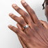 S925 sterling silver retro pattern sun ring for men and women hip-hop simple trendy brand adjustable opening silver jewelry - MOWTE