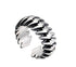 S925 sterling silver lightning ring men's hip-hop personality trendy silver ring women's open ring high-end sense