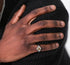 Original design sterling silver smiley ring men's and women's fashion retro ring - MOWTE