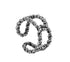 S925 sterling silver hollow twist ring for men and women hip hop open adjustable ring