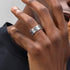 S925 sterling silver multi-five-pointed star ring for men and women hip-hop retro open adjustable index finger ring - MOWTE