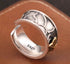 Hip-hop five-pointed star ring men's S925 sterling silver open ring trendy index finger ring - MOWTE