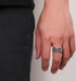 Retro dragon pattern ring S925 sterling silver domineering trendy men's personalized open ring - MOWTE