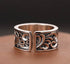 Retro dragon pattern ring S925 sterling silver domineering trendy men's personalized open ring - MOWTE