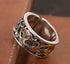 Retro dragon pattern ring S925 sterling silver domineering trendy men's personalized open ring - MOWTE