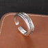 S925 sterling silver retro ring men's and women's personalized irregular open ring trendy new style - MOWTE