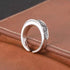 S925 sterling silver retro ring men's and women's personalized irregular open ring trendy new style - MOWTE