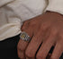 s925 cuban link ring sterling silver ring for men and women hip-hop trendy retro personality high quality