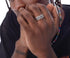 Hand-woven 925 sterling silver ring for men hip hop retro hollow design open adjustable index finger ring for women - MOWTE