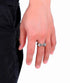 S925 sterling silver double skull ring for women hip hop personalized open ring cross index finger ring for men - MOWTE