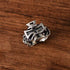 s925 sterling silver retro domineering men's fashion trend cross python entwined retro ring - MOWTE