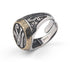 S925 sterling silver high-end Eye of Horus ring trendy men's retro personalized silver ring silver jewelry
