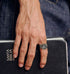S925 sterling silver high-end Eye of Horus ring trendy men's retro personalized silver ring silver jewelry