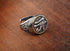 S925 sterling silver high-end Eye of Horus ring trendy men's retro personalized silver ring silver jewelry