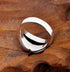 S925 silver personalized ring creative trendy design men's ring simple index finger sterling silver ring