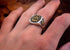 S925 sterling silver ring domineering retro living ring personalized trendy men's jewelry