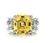 7ct high carbon diamond ring temperament high-end wedding ring s925 silver - MOWTE