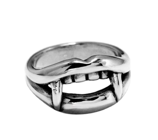 S925 silver personalized ring creative trendy design men's ring simple index finger sterling silver ring