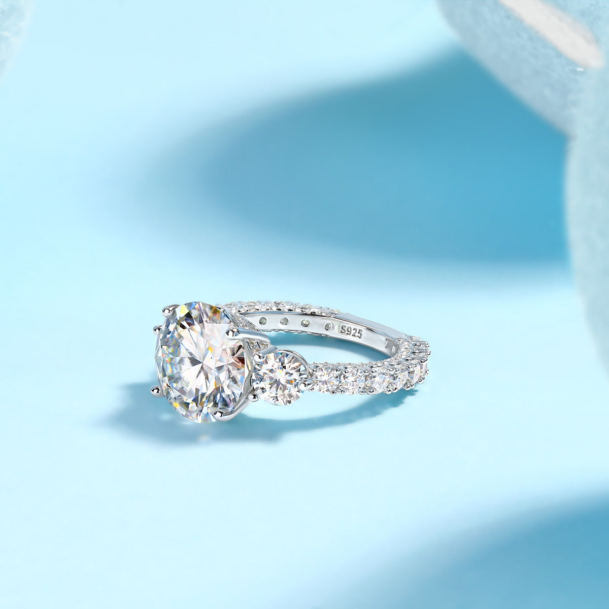 5ct Moissanite Women's Wedding Engagement Ring