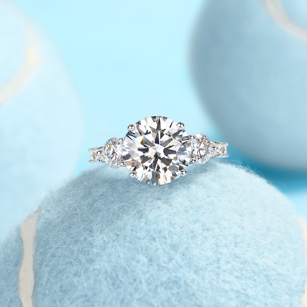 5ct Moissanite Women's Wedding Engagement Ring