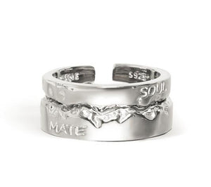 Personality s925 sterling silver ring design girlfriend gift couple ring