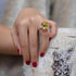 15 carat 925 sterling silver ring luxury high carbon diamond ring 14*16 emerald cut engagement ring - MOWTE