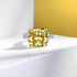 10 carat 925 silver high carbon diamond ring women's simple wedding engagement ring - MOWTE