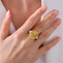 12 carat emerald cut 14*16 high carbon diamond ring women's high-end luxury ring wedding ring engagement ring - MOWTE