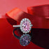 s925 silver 3 carat oval cut 8*12 high carbon diamond ring luxury banquet wedding diamond ring - MOWTE