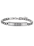 S925 sterling silver box bracelet for men and women trendy and versatile inlaid five-pointed star bracelet