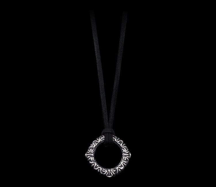 Men's fashion sterling silver all-match necklace - MOWTE