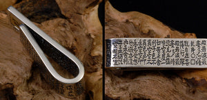 Men's fashion sterling silver Amulet pendant & necklace - MOWTE