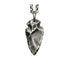 Men's fashion sterling silver arrow pendant & necklace - MOWTE