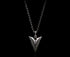 Men's sterling silver arrow pendant & necklace - MOWTE