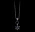 Men's sterling silver hexagram pendant & necklace - MOWTE