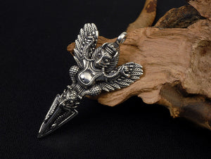 Men's fashion sterling silver pendant&necklace - MOWTE