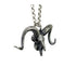 Men's fashion sterling silver sheep skeleton pendant & necklace - MOWTE