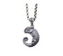 Men's fashion sterling silver lizard pendant & necklace - MOWTE