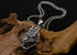 Men's fashion sterling silver dragon pendant & necklace - MOWTE