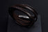 Men's fashion titanium steel cowhide and PU leather bracelet - MOWTE