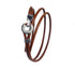 Men's fashion sheepskin titanium steel layers bracelet - MOWTE