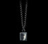 Men's sterling silver brick cross pendant & necklace - MOWTE